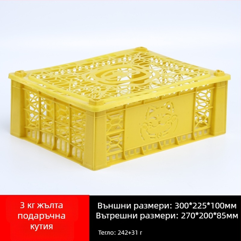 Пластмасова кошница за плодове за еднократна употреба, PP материал, товароподемност 3 кг, дебелина на стената 1.8–2.3 мм, изработена чрез инжекционно формоване