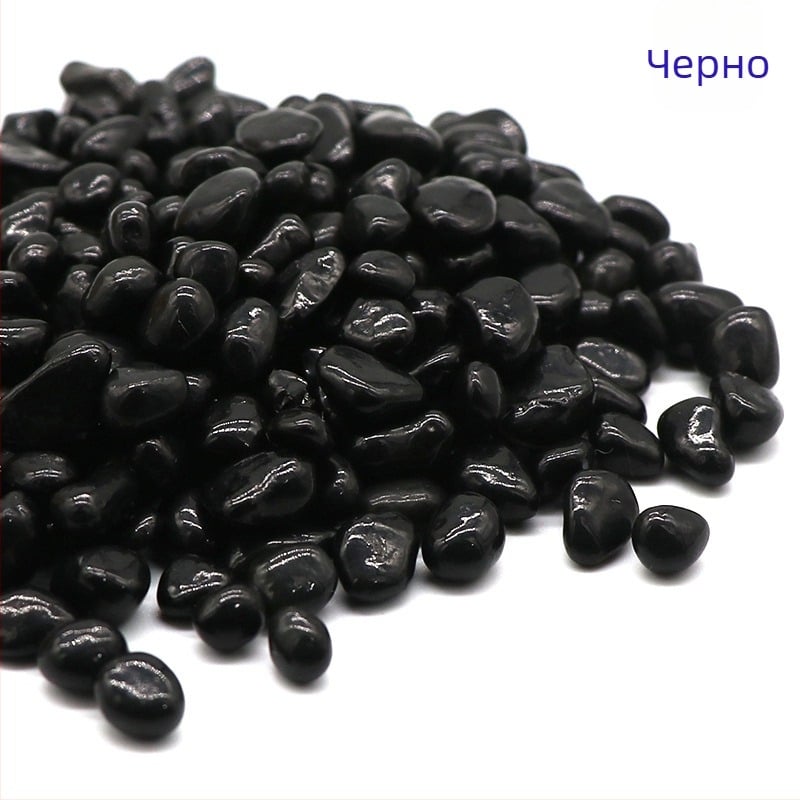 Prode аквариумни пейзажни камъни – стъклени декоративни камъни за основа на аквариума, 0,25 кг