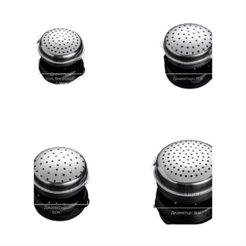 Кутия за подправки от 304 неръждаема стомана с топчета за подправки и буркан за твърди подправки