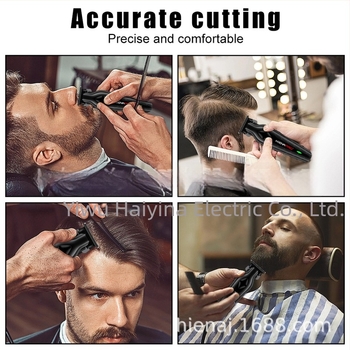 Електрическа подстрижна машинка за коса с четков мотор, ножове от неръждаема стомана, презареждаема батерия 1000–1200 mAh, време за работа 1–3 ч, шум 36–45 dB