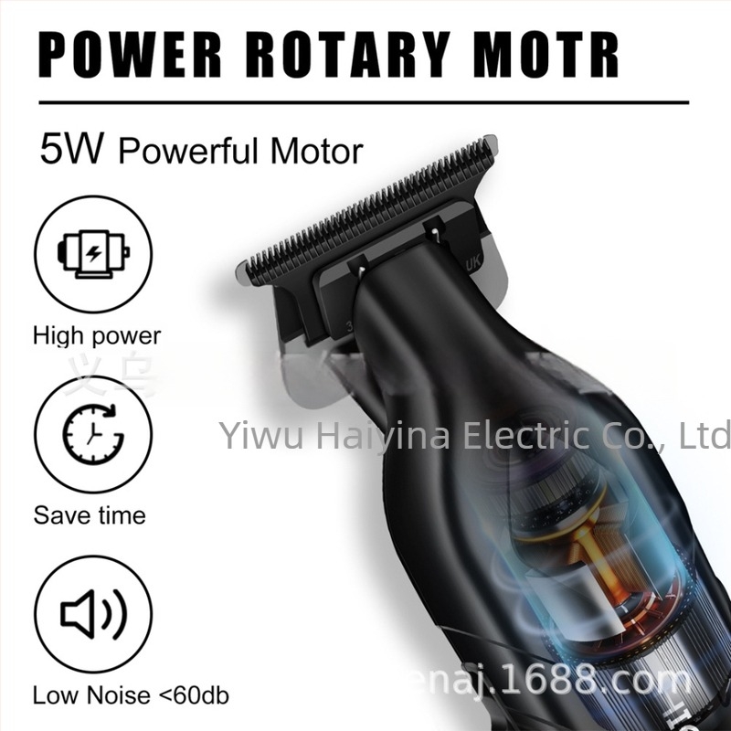 Електрическа подстрижна машинка за коса с четков мотор, ножове от неръждаема стомана, презареждаема батерия 1000–1200 mAh, време за работа 1–3 ч, шум 36–45 dB