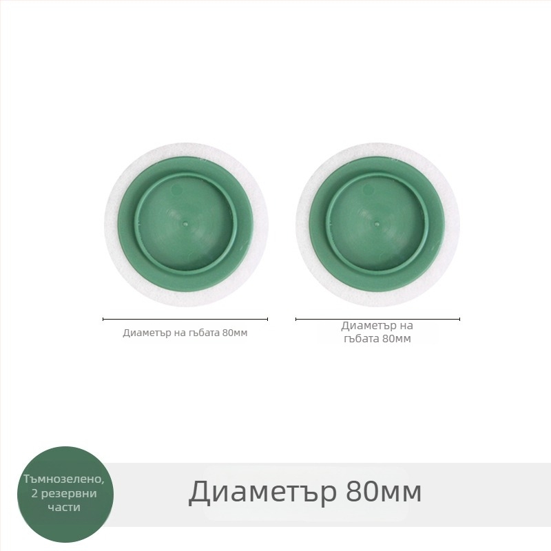 Четка за почистване на мивка с дръжка, пластмасова, 50 г, комплект 200, OPP пакет