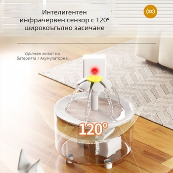 Нов продукт: Автоматичен дозатор за вода за домашни любимци с циркулация и филтрация – за котки и кучета, отделяем резервоар, капацитет 1500/3000 мл