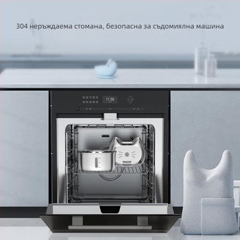 Котешка аквафонтан за домашни любимци, безшумен режим, модел K15, със сваляема част, подходящ за кучета и котки, материал от хранителен клас.