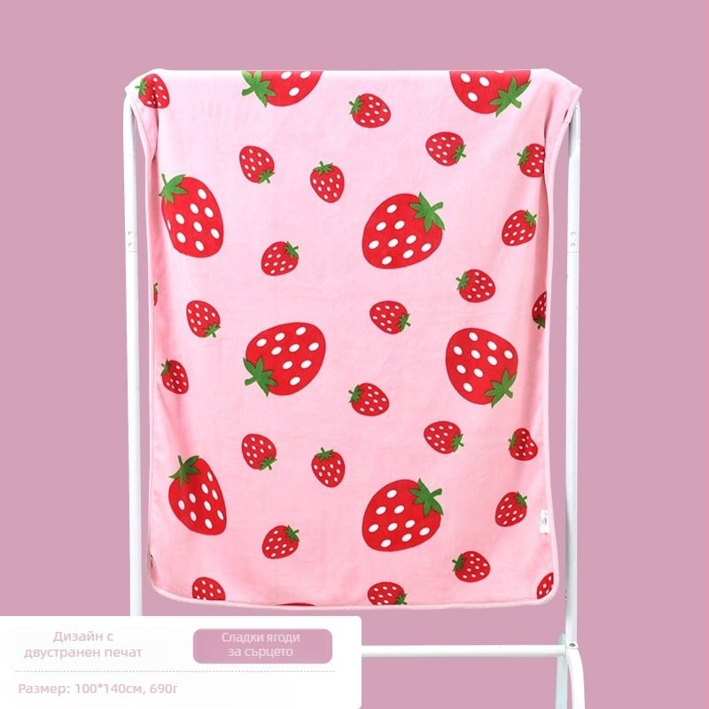 Детско одеяло - двуслойно удебелено, химическо влакно, за всички сезони, за възраст 3–6 г., 500–800 г, персонализируемо