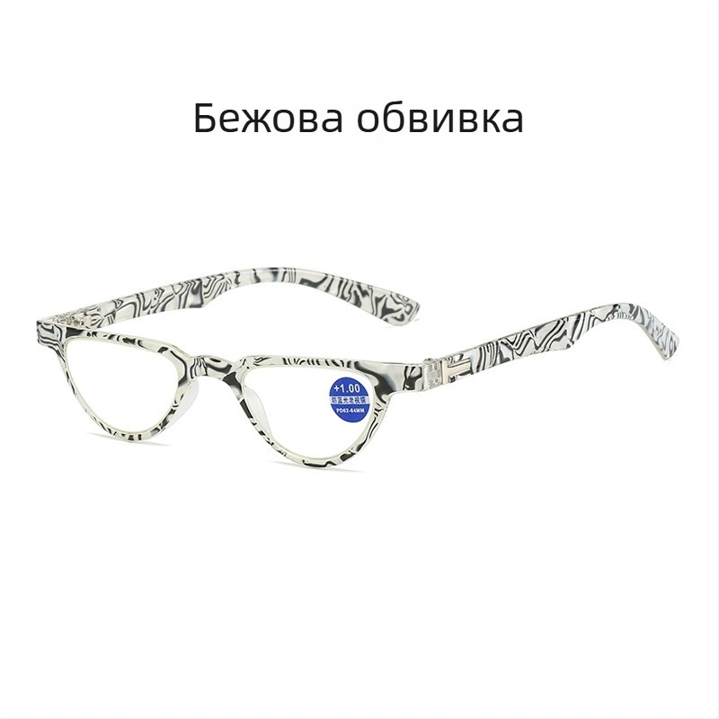 Очила за четене против синя светлина за жени, малка квадратна рамка с декорация дракон и феникс, лещи AC, пълен корпус, рамка от PC, есен 2024