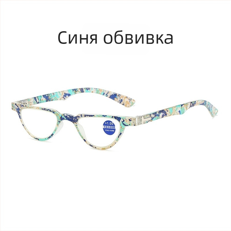 Очила за четене против синя светлина за жени, малка квадратна рамка с декорация дракон и феникс, лещи AC, пълен корпус, рамка от PC, есен 2024