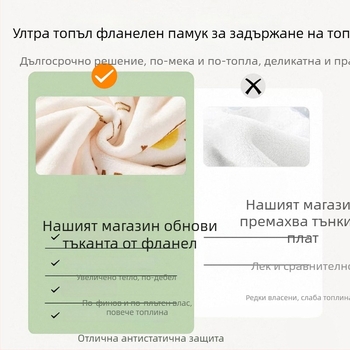 Фланелено одеяло с персонализиран фотопринт, коледен дизайн, полиестер 260 GSM, всесезонна топлина