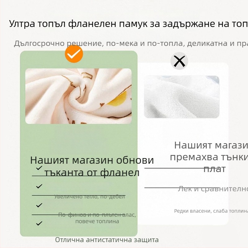 Фланелено одеяло с персонализиран фотопринт, коледен дизайн, полиестер 260 GSM, всесезонна топлина