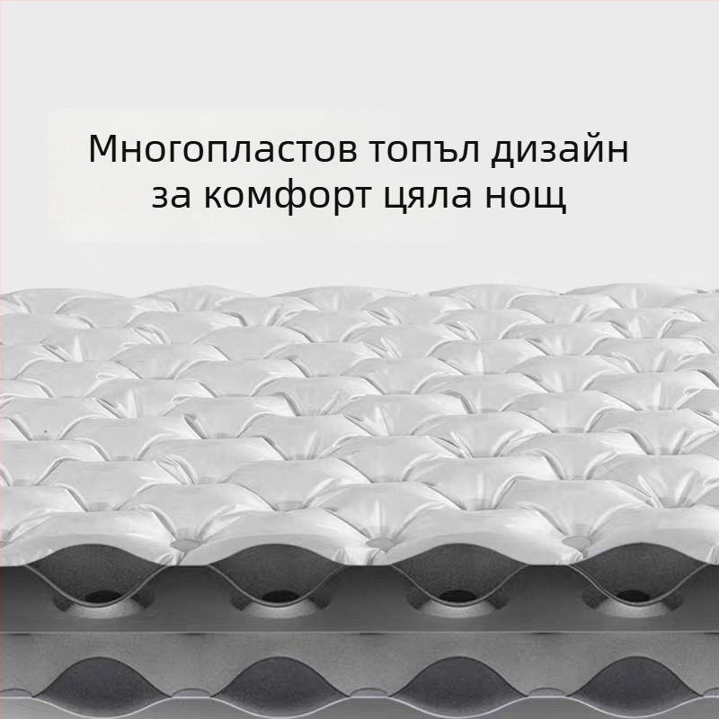 Runway ултралек портативен надуваем матрак с висока R-стойност, тегло 680 г, начин на надуване чрез надуваем чувал