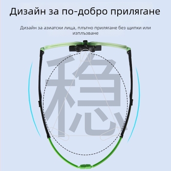 Защитни спортни очила с магнитна рамка за бягане, колоездене, баскетбол, футбол и бадминтон – TR материал, пълна рамка, модел TR9016