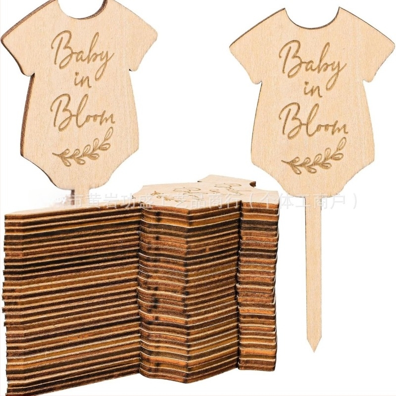 Букови дървени етикети за растения, марка Great success, категория Растения, стил Модерна простота