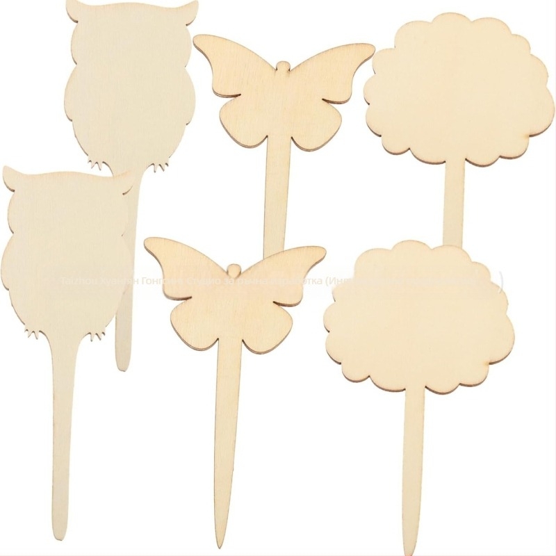 Букови дървени етикети за растения, марка Great success, категория Растения, стил Модерна простота