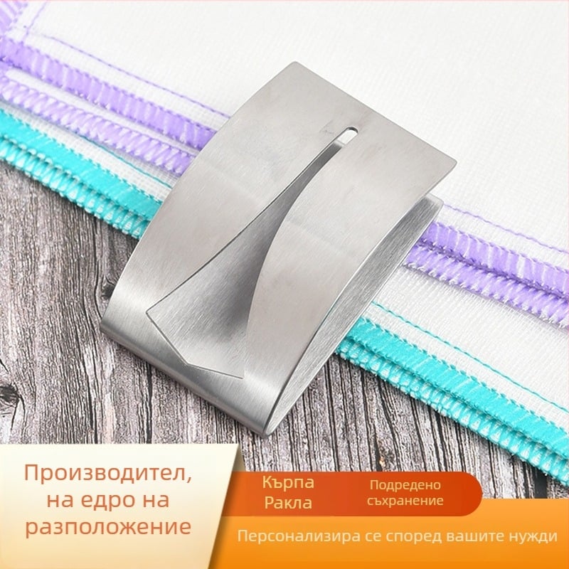 Държач за кърпи от неръждаема стомана, стенен, без пробиване, баня, за хотел и дом