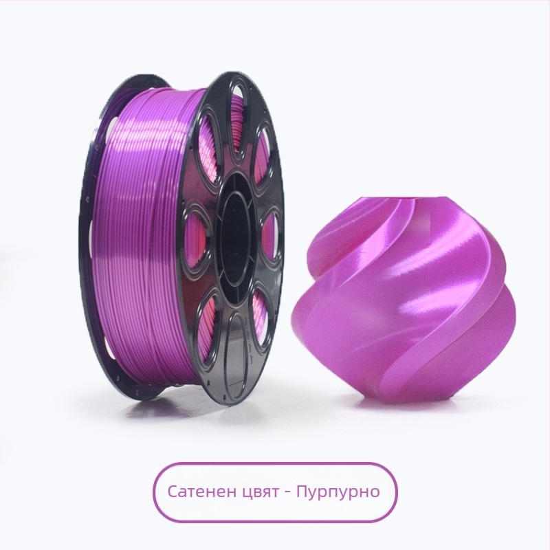 PLA Silk филамент за 3D принтер, 1 кг, без запушване, код на продукта 0671725295371