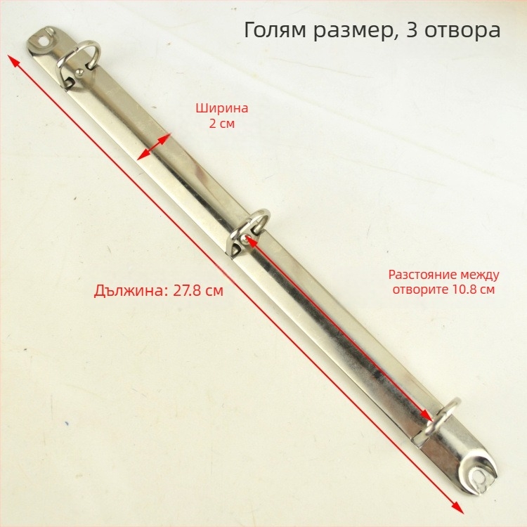 Meiyu Ръчен дневник – метален пръстенов клип за подвързване, 0‑тип железен клип, модел 088, едро пакетиране