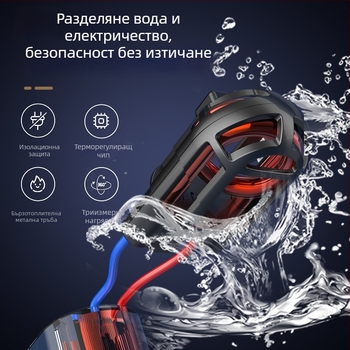 Презареждаща се бутилка за гореща вода - безопасна, термопакет за корем/менструация, електрическа нагревателна чанта HLZ-2025, 220V, 380W, самонагряване, фланелен материал