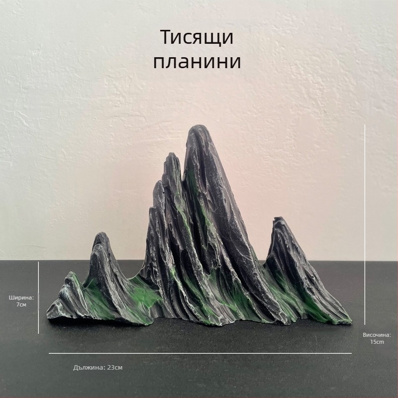 Аквариумен декор от смола — имитационен каменист пейзаж за аквариум или настолен дисплей • Опаковка: 15 бр • Материал: Друг • Функция: За аквариум или настолен дисплей • Стил: Нов китайски стил • Категория: Други