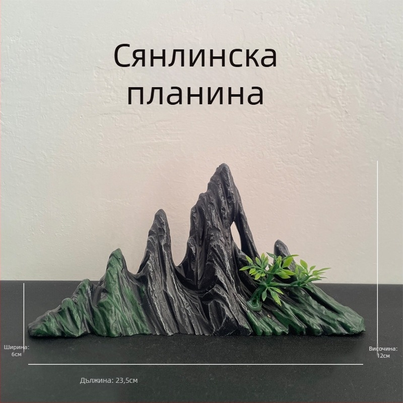 Аквариумен декор от смола — имитационен каменист пейзаж за аквариум или настолен дисплей • Опаковка: 15 бр • Материал: Друг • Функция: За аквариум или настолен дисплей • Стил: Нов китайски стил • Категория: Други