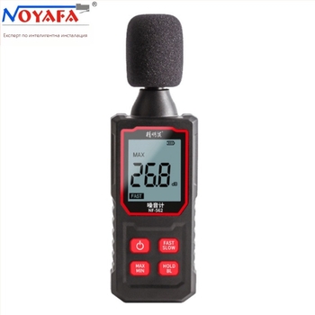Smart mouse Nf-562 Ръчен високоточен шумомер, детектор на децибели и анализатор на шумов спектър