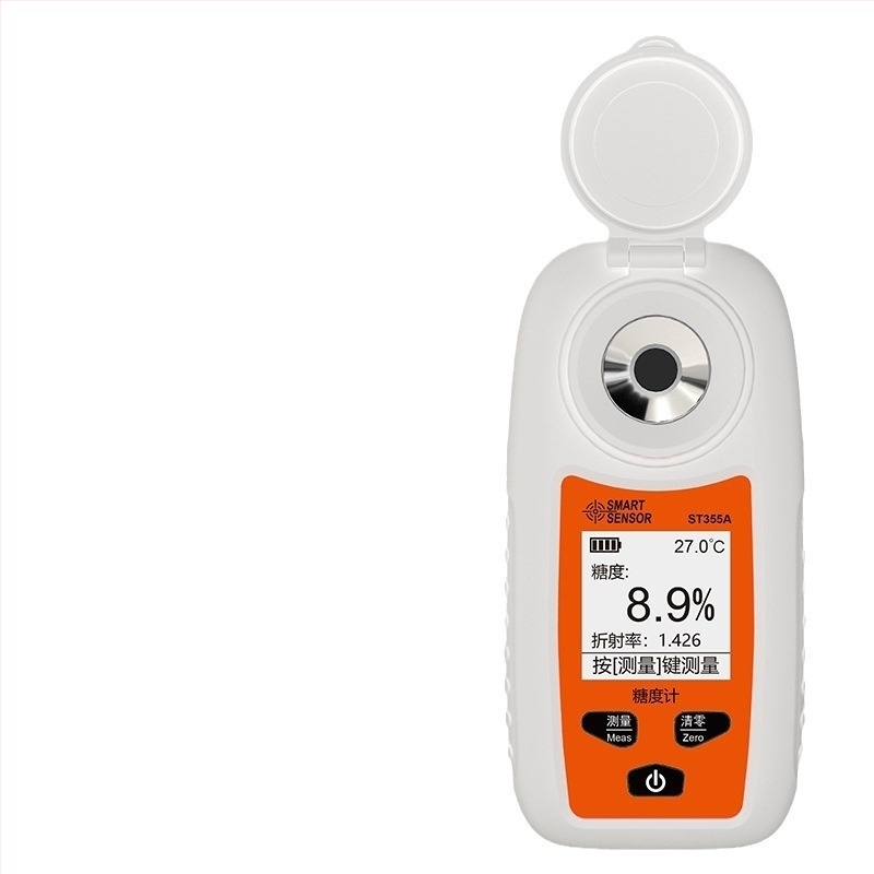 Рефрактометр за захар - цифров за плодове и напитки (модел ST335A, марка Smartsensor/xima, обхват сладост 0-55%)