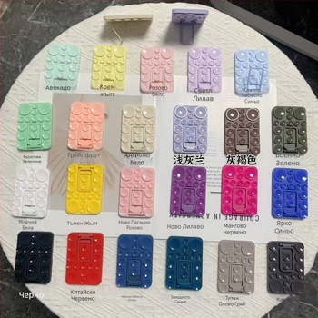 Силиконов настолен държач за телефон с вакуумна чашка – универсален, силиконов материал, настолен държач, държач за телефон