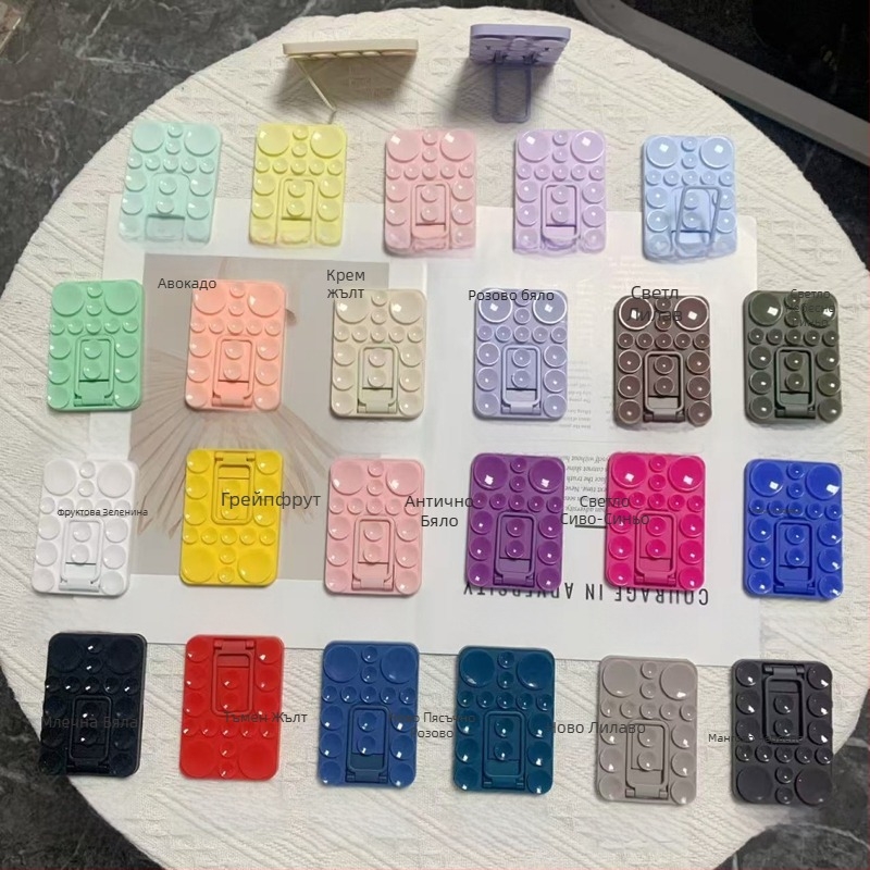 Силиконов настолен държач за телефон с вакуумна чашка – универсален, силиконов материал, настолен държач, държач за телефон