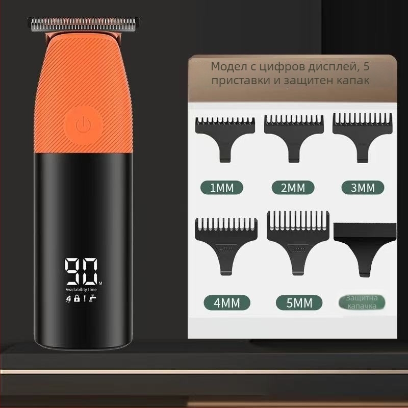 York YK-5837 машинка за подстригване с безчетков мотор, ножове от неръждаема стомана, подвижна измиваща глава, режим на зареждане