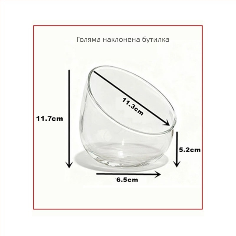 Микроландшафтна бутилка с мъх – DIY екологично стъкло за офис декор, високо боросиликатно стъкло, поставка