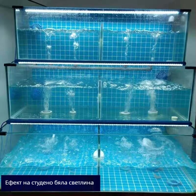 LED лампа за аквариум, водоустойчива, 24W, пластмасова конструкция, марка Zhuorui, тегло 200 г