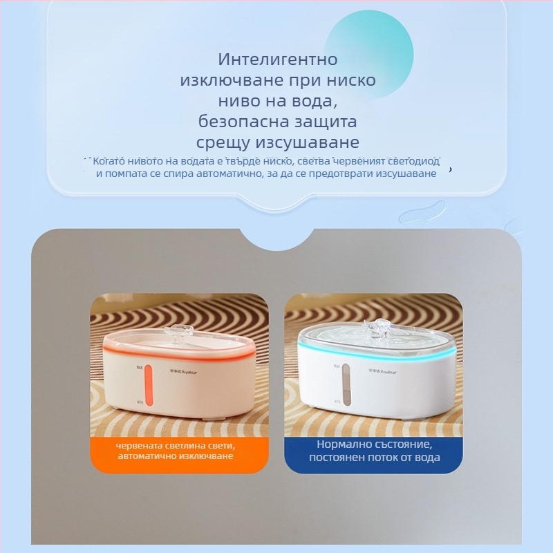 Автоматичен дозатор за вода за домашни любимци с капацитет 16 л, циркулационен поток, разглобяем, подходящ за котки и кучета
