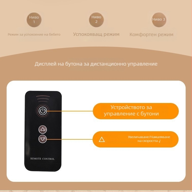 Dream Weaver Бебешки спален помощник — автоматично възпроизвежда музика и детски песнички, нежно потупване за успокояване на новородени