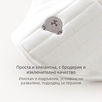 Бебешка възглавничка за новородени, чист памук, мультяшен стил, за възраст 0–1 година, Пролет 2023