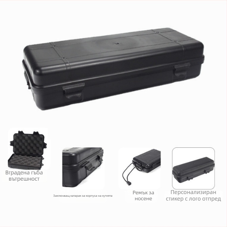 PP пластмасова кутия за инструменти с капак за опаковка на хардуерни аксесоари, отпечатано лого, марка THANOS