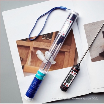 Дигитален термометър със сонда за домашна кухня, ръчна изработка, модел TP101, форма: инопланетна