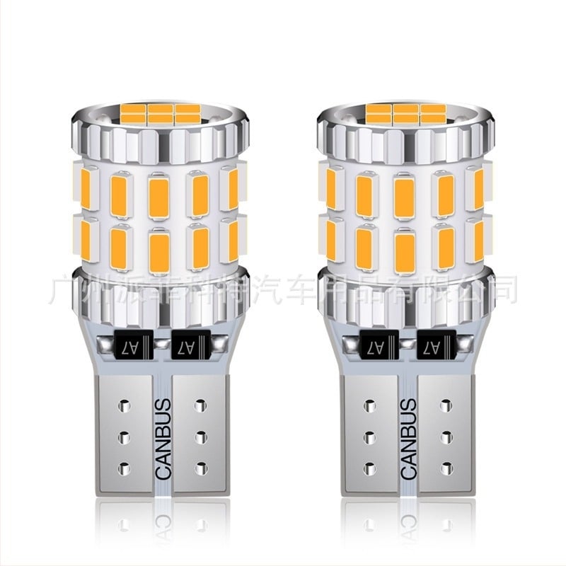 LED крушка W5W/T10 CANBUS с декодер за паркинг светлина (12-24V, 0.2A, 3W, 220LM, 3014)