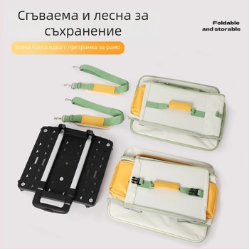 Преносима котешка раница за пътуване, чанта за котки и малки кучета с голям капацитет, до 7 kg, Oxford плат