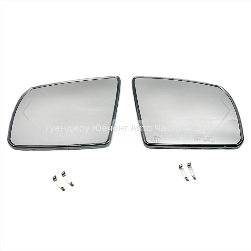 Замяна на огледало за обратно виждане – плоско огледало, 12V, ABS корпус, хромирана повърхност; съвместимо с Toyota Sequoia 2008–2017 и Tacoma 2007–2021 (879030C100 / 879060C110)