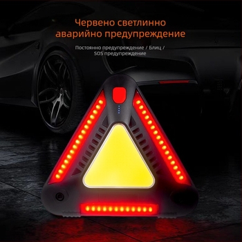 Многофункционална работна лампа със COB LED масив 5730×44, 1000 lm, 180° лъч, ABS корпус