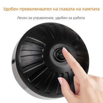 LED работна лампа за машини с мощна магнитна база за шевни машини – индустриална универсална настолна лампа за машини, 220V/24V (Brand: Nine; LED; Магнитна база; Напрежение: 220V/24V; За шевни машини)