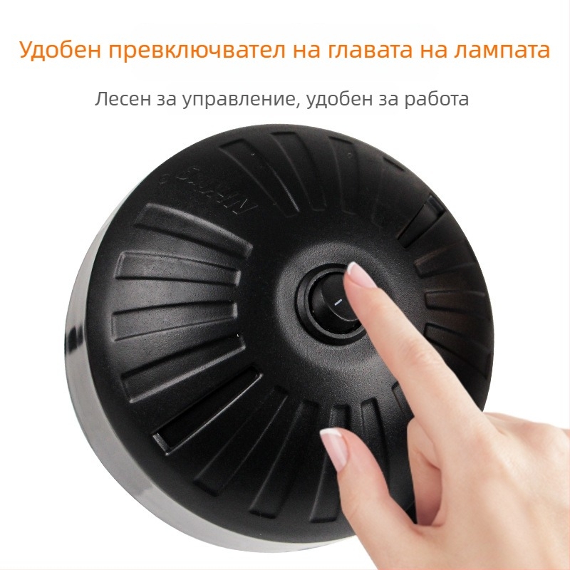 LED работна лампа за машини с мощна магнитна база за шевни машини – индустриална универсална настолна лампа за машини, 220V/24V (Brand: Nine; LED; Магнитна база; Напрежение: 220V/24V; За шевни машини)