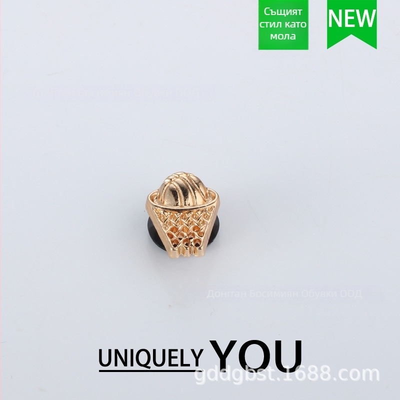 Crocs стил аксесоар за обувки с метални кристални камъни и цвете, баскетболна катарама – подходящ за сандали, през всички сезони