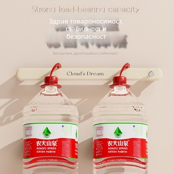 Стенно монтиран държач за кърпи и чехли – пластмасов, без пробиване, марка Xingyang, опаковка 160/120