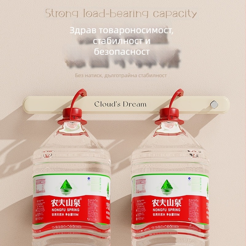 Стенно монтиран държач за кърпи и чехли – пластмасов, без пробиване, марка Xingyang, опаковка 160/120