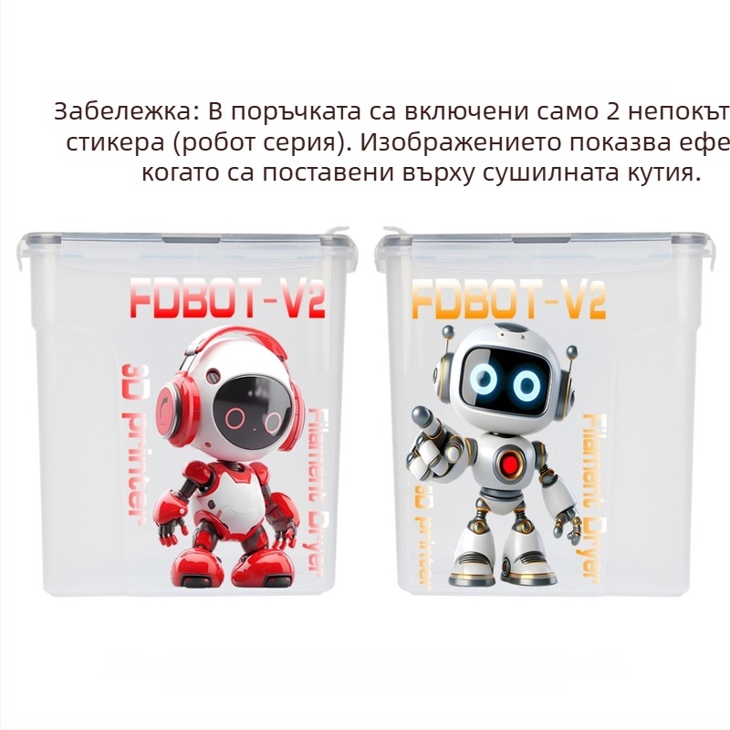 Кутия за сушене на консумативи за 3D печат — прахоустойчива и влагозащитена, затворено съхранение, пластмасова конструкция, марка 3ds way