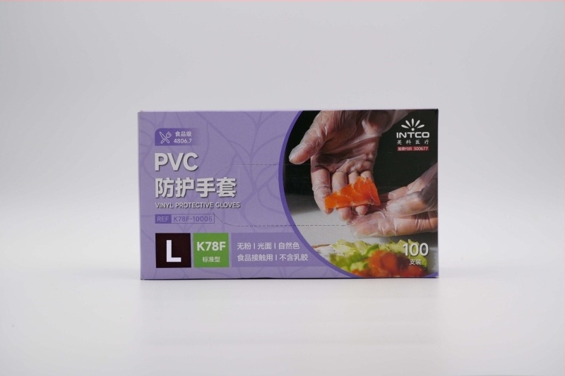 Еднократни дебели PVC ръкавици, хранителен клас, за кухня, кетъринг, печене и почистване, 100 броя