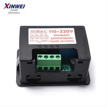 12V реле модул с таймер за циклично включване/изключване, цифров двойен LED дисплей