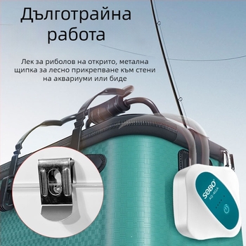 Кислородна помпа Songbao AQ-401, захранване AC, тегло 500
