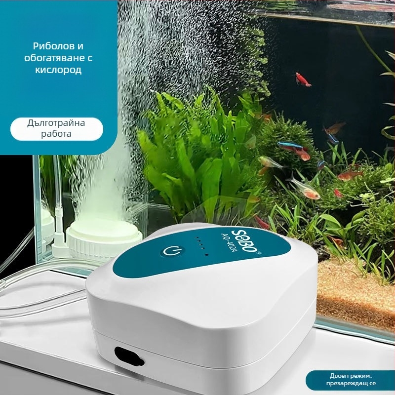 Кислородна помпа Songbao AQ-401, захранване AC, тегло 500