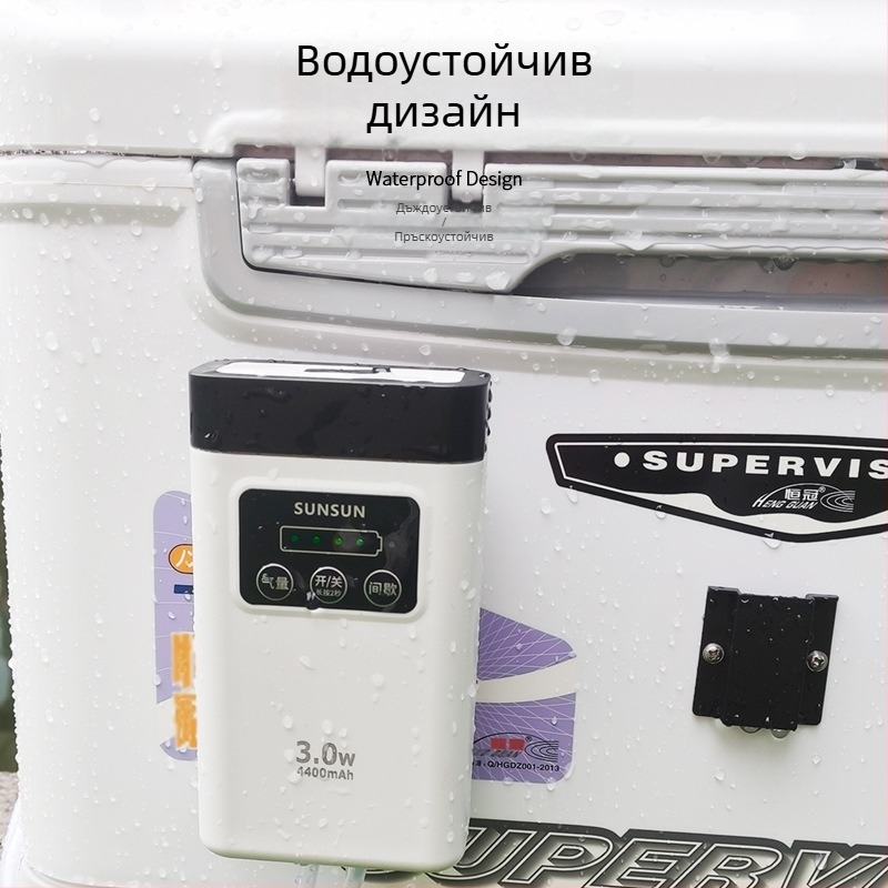 CP Series двупосочна въздушна помпа за аквариум и открит риболов, голям капацитет, регулиран въздушен поток